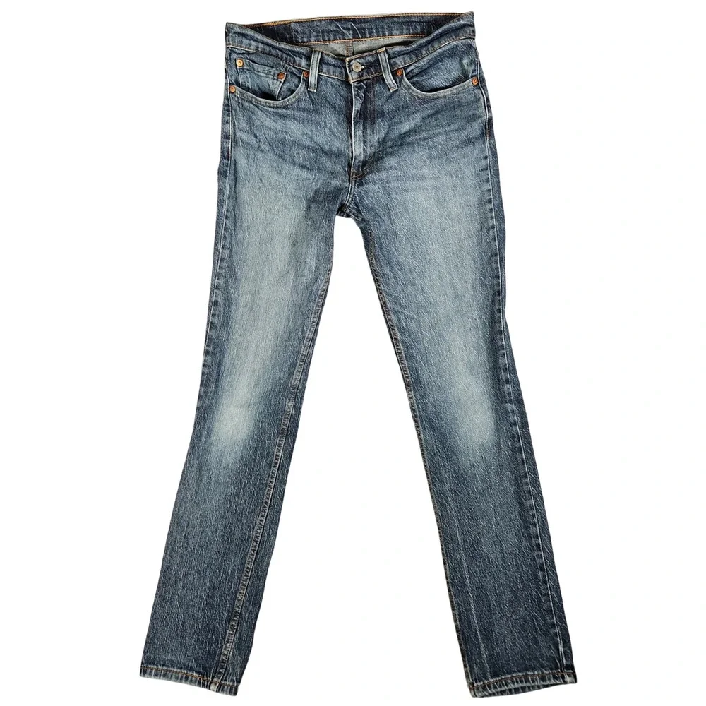 Levi's 511 Slim Fit Jeans Mens 32x32 Blue Excellent Stretch Denim‎ 04511-3402